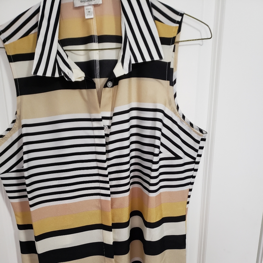 Tunic length sleeveless